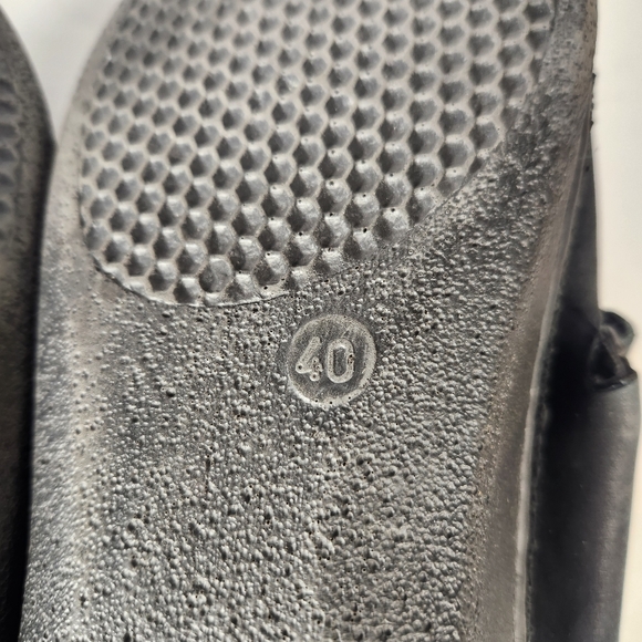 NAOT Women's Sandal 9 EU 40 Black Leather Comfort Casual Slip On Open Toe Shoe - Picture 6 of 10